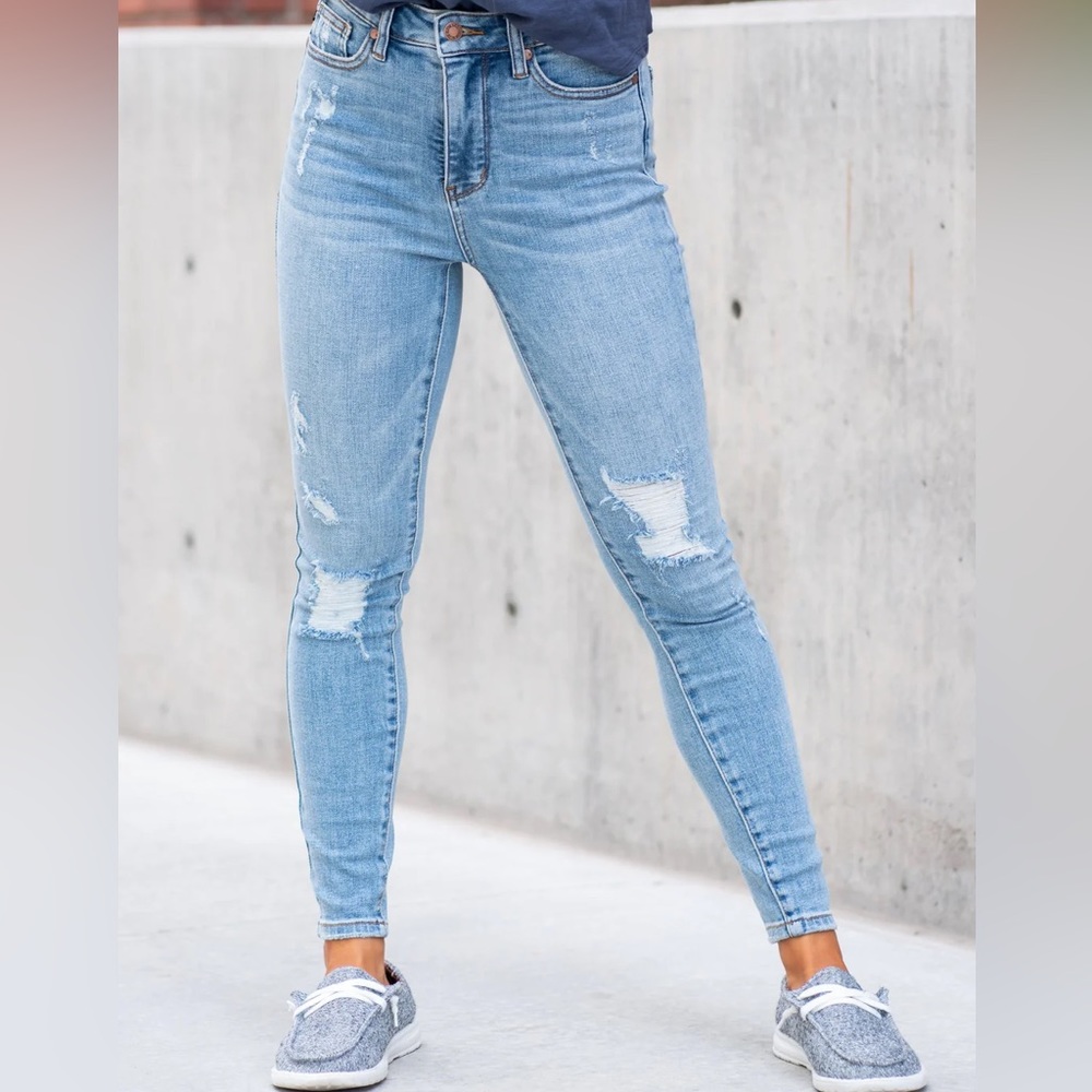 “Judy Blue” Jackson High Rise Tummy Control Top Skinny Jeans Size 31